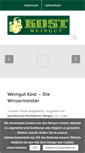 Mobile Screenshot of kostwein-gut.de