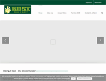 Tablet Screenshot of kostwein-gut.de